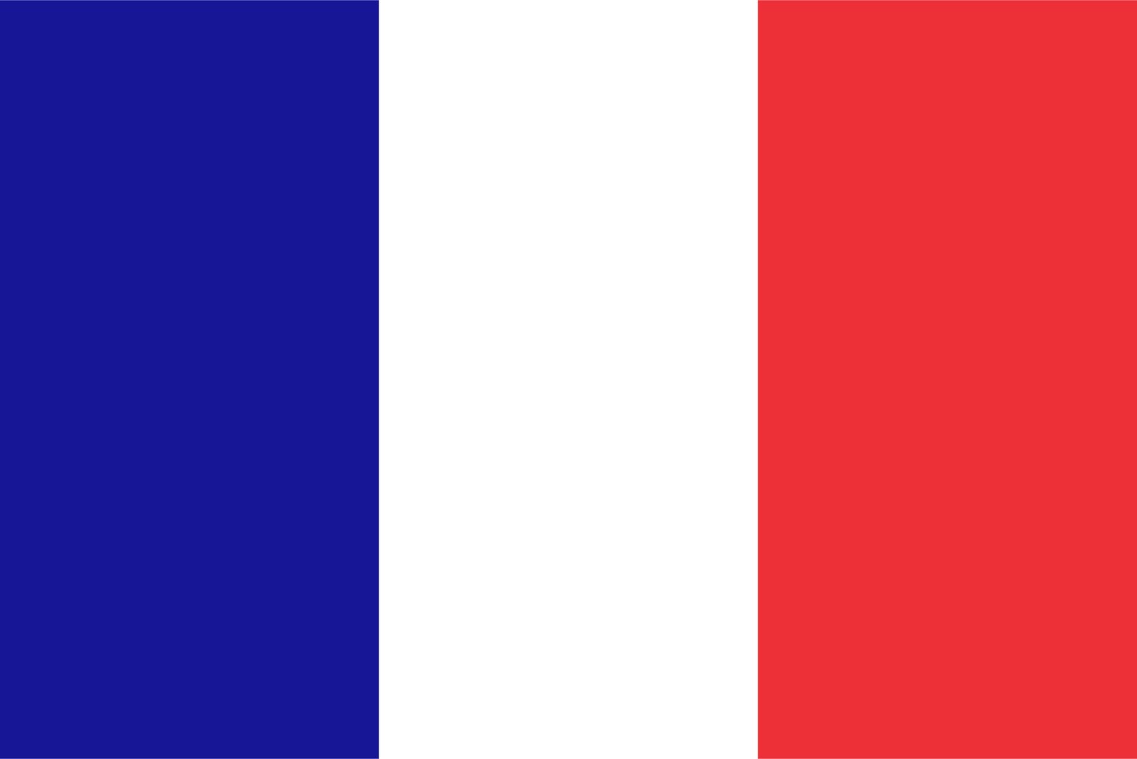 Cutout Image of the French Flag